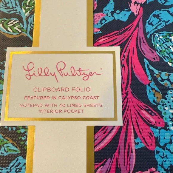 Lilly Pulitzer Clipboard Folio with Notepad - Picture 2 of 6